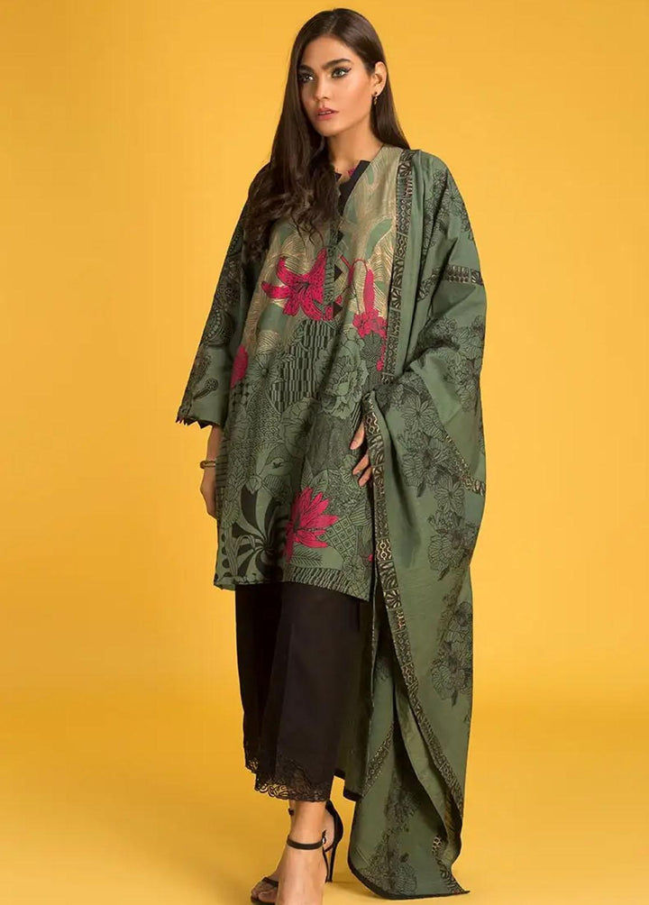 Gul Ahmed Pret Printed Khaddar 2 Piece GA21P IPW-19-01