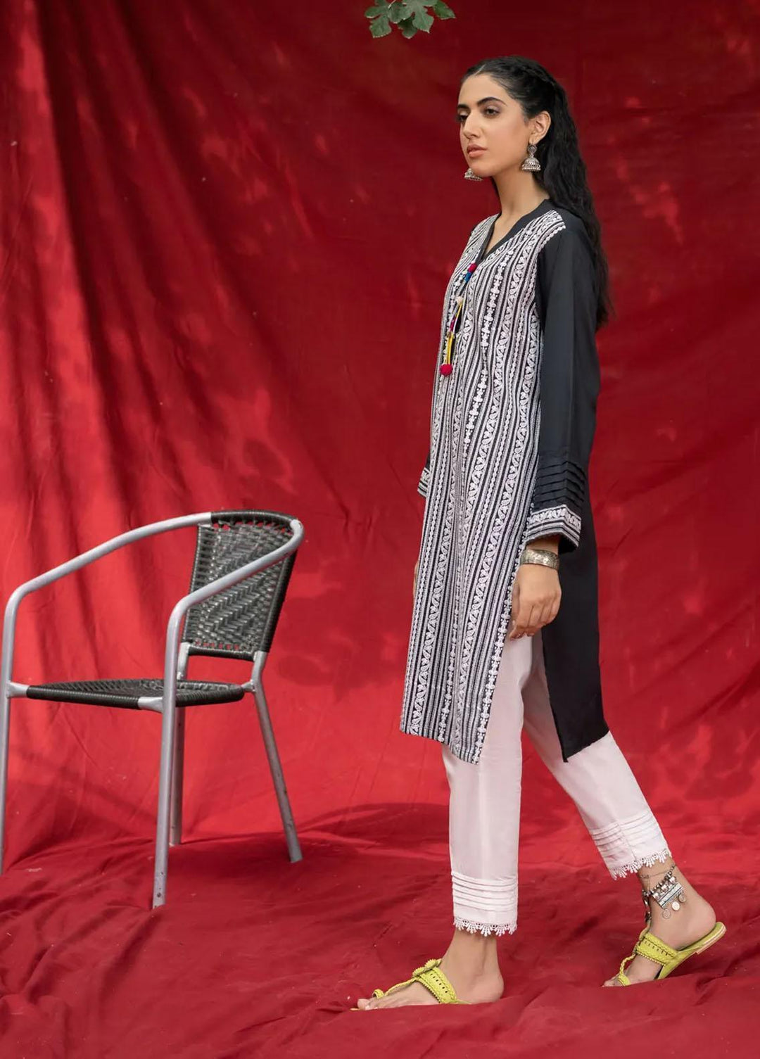 Gul Ahmed Pret Casual Lawn Kurti GA21P WGK-CMS-DE-315