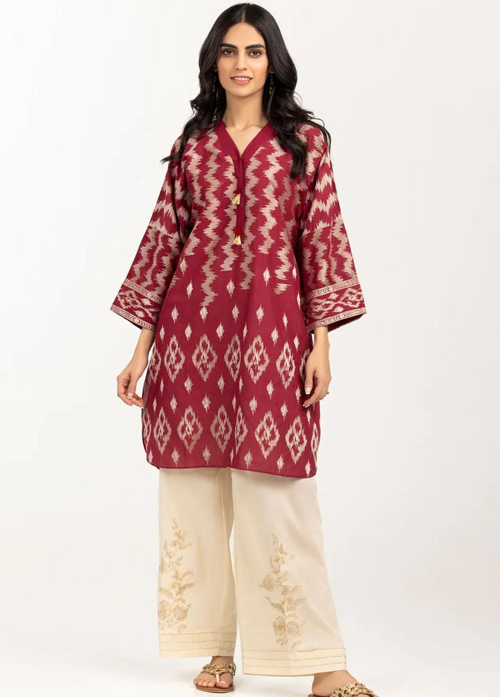 Gul Ahmed Pret Casual Lawn Kurti GA21P WGK-CMS-DE-401