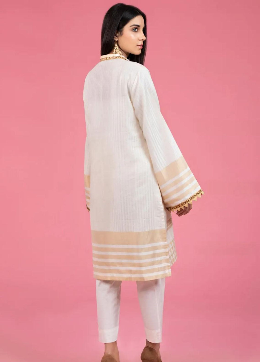 Gul Ahmed Pret Casual Jacquard Kurti GA21P WGK-JQS-DY-095