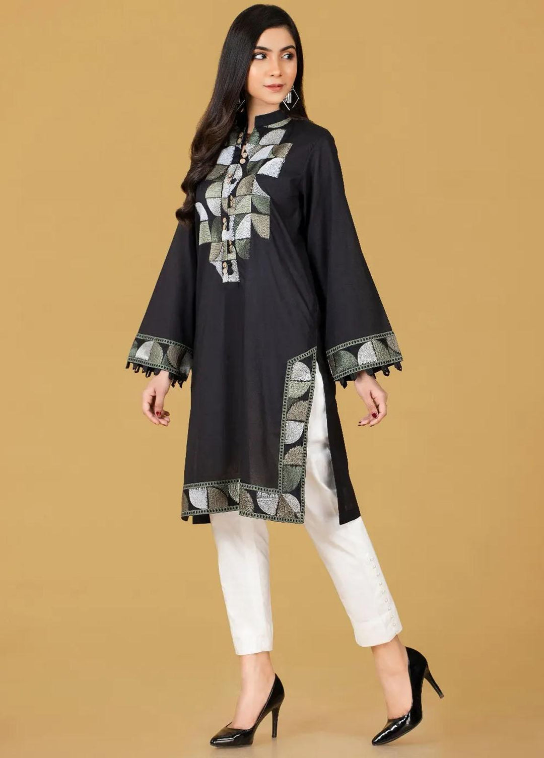 Gul Ahmed Pret Casual Cambric Kurti GA21P WGK-LWS-DE-144
