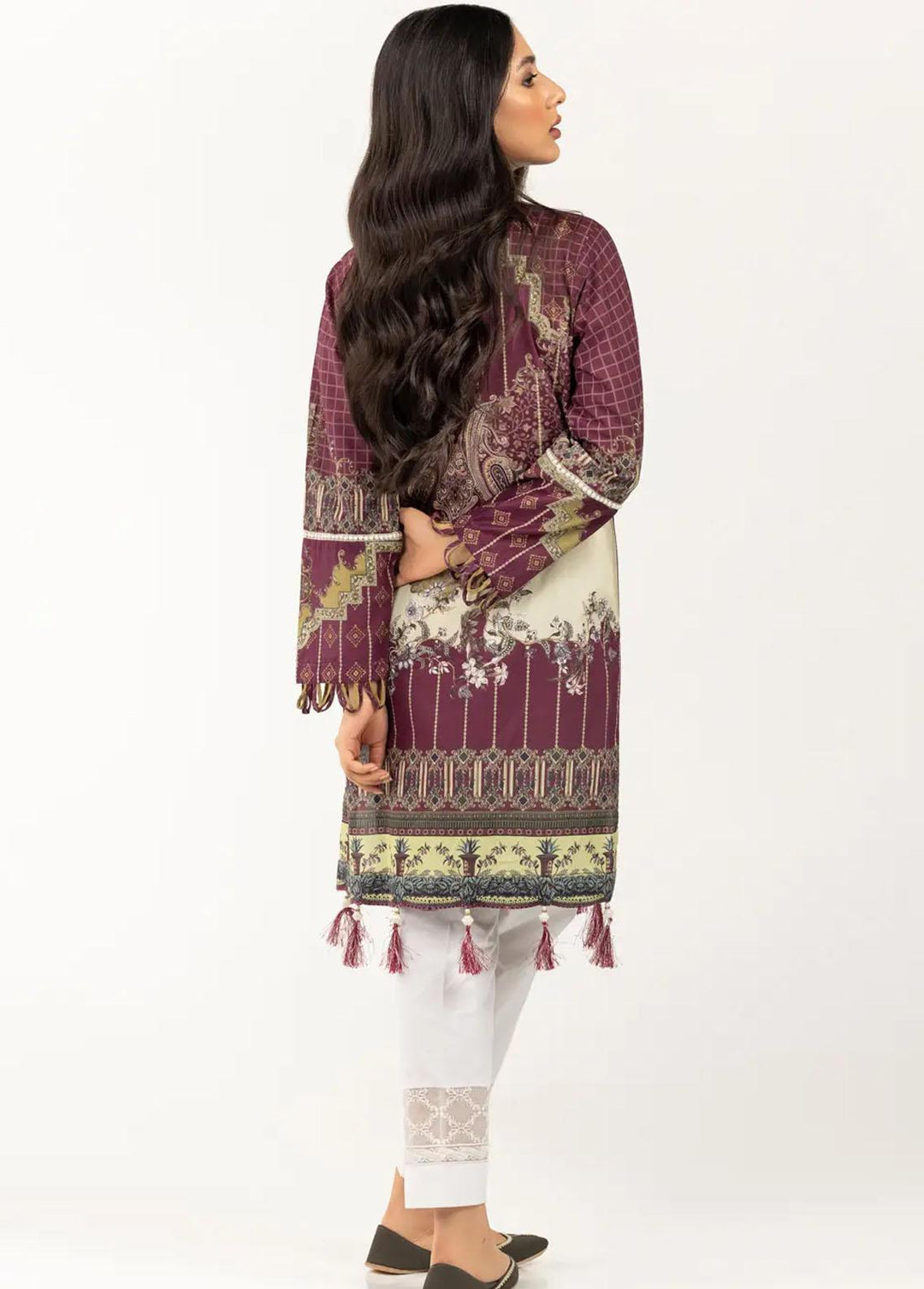 Gul Ahmed Pret Printed Cambric Shirt GA21P WGK-LWS-DP-181