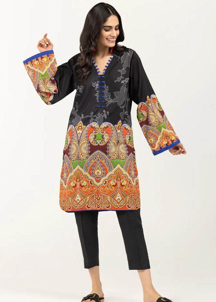 Gul Ahmed Pret Printed Cambric Shirt GA21P WGK-LWS-DP-184