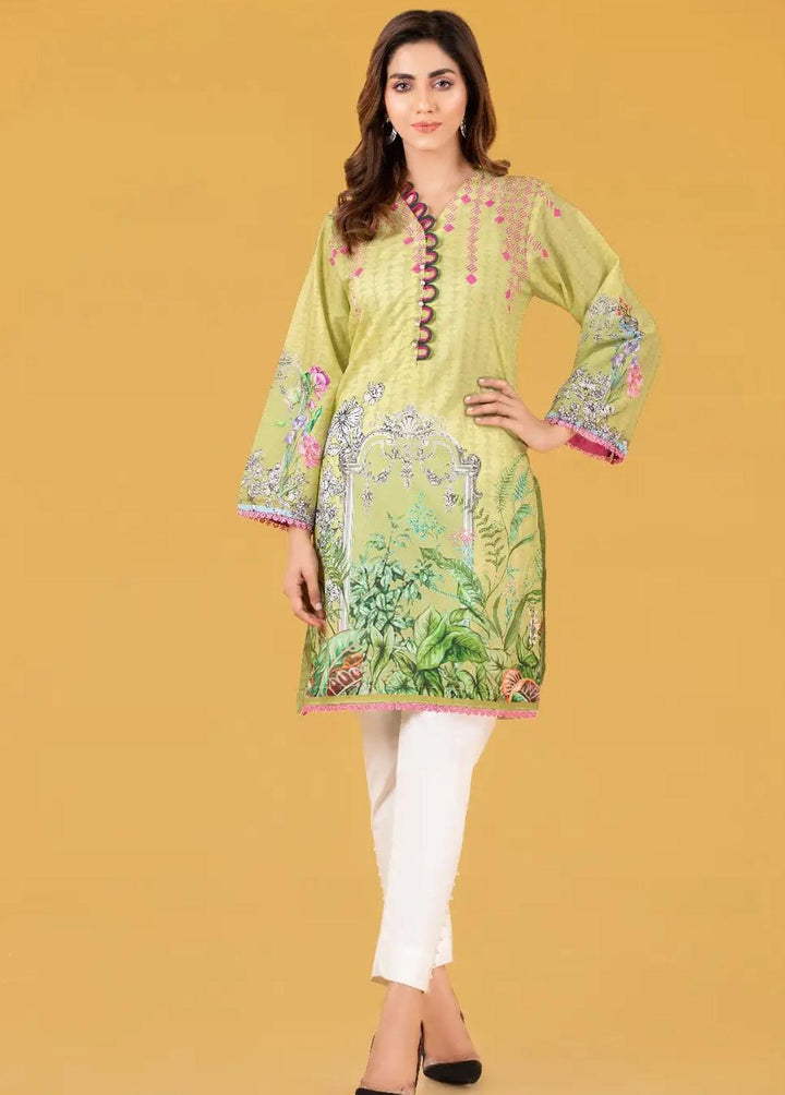 Gul Ahmed Pret Printed Cambric Shirt GA21P WGK-LWS-DP-262