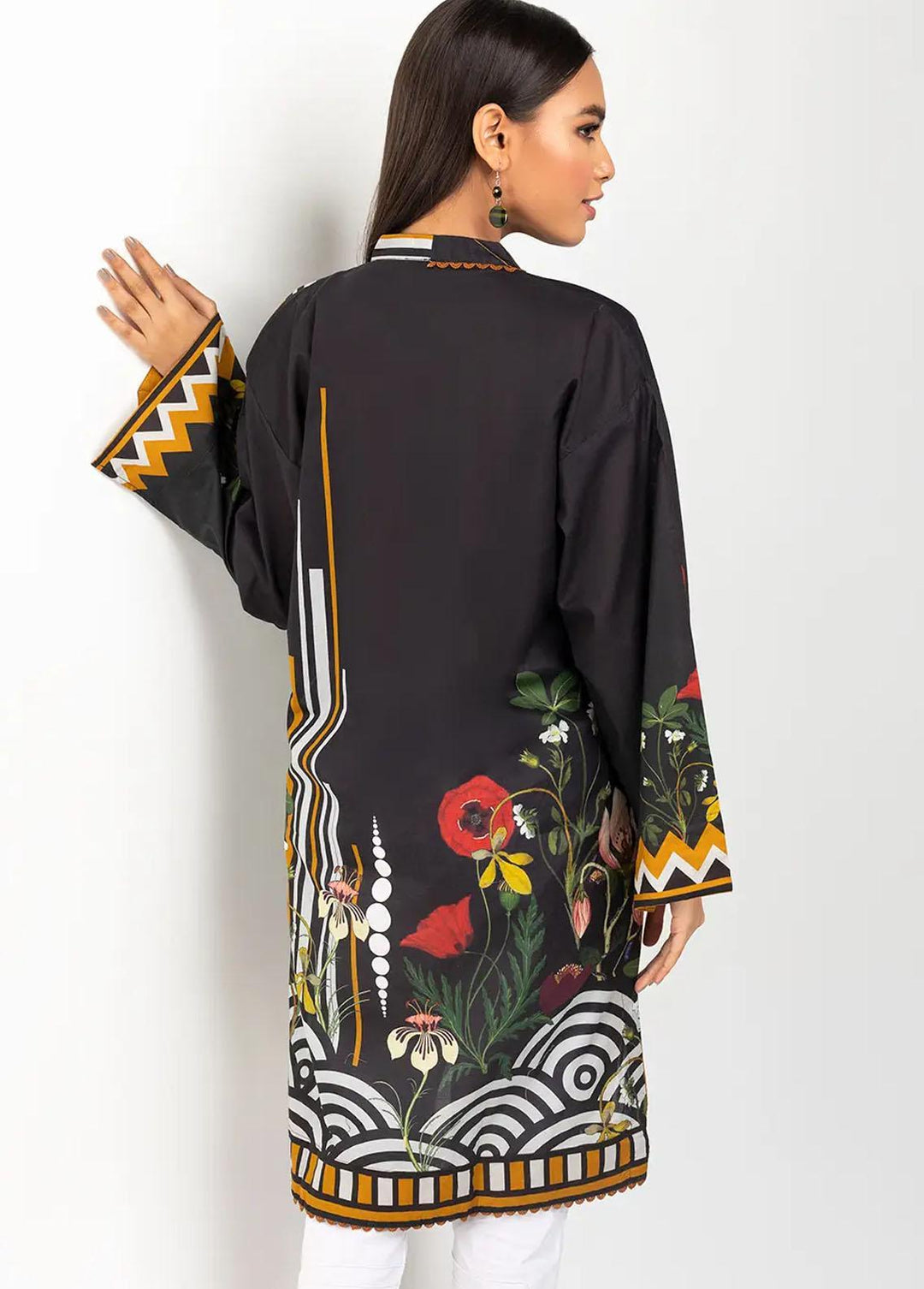 Gul Ahmed Pret Printed Cambric Shirt GA21P WGK-LWS-DP-429