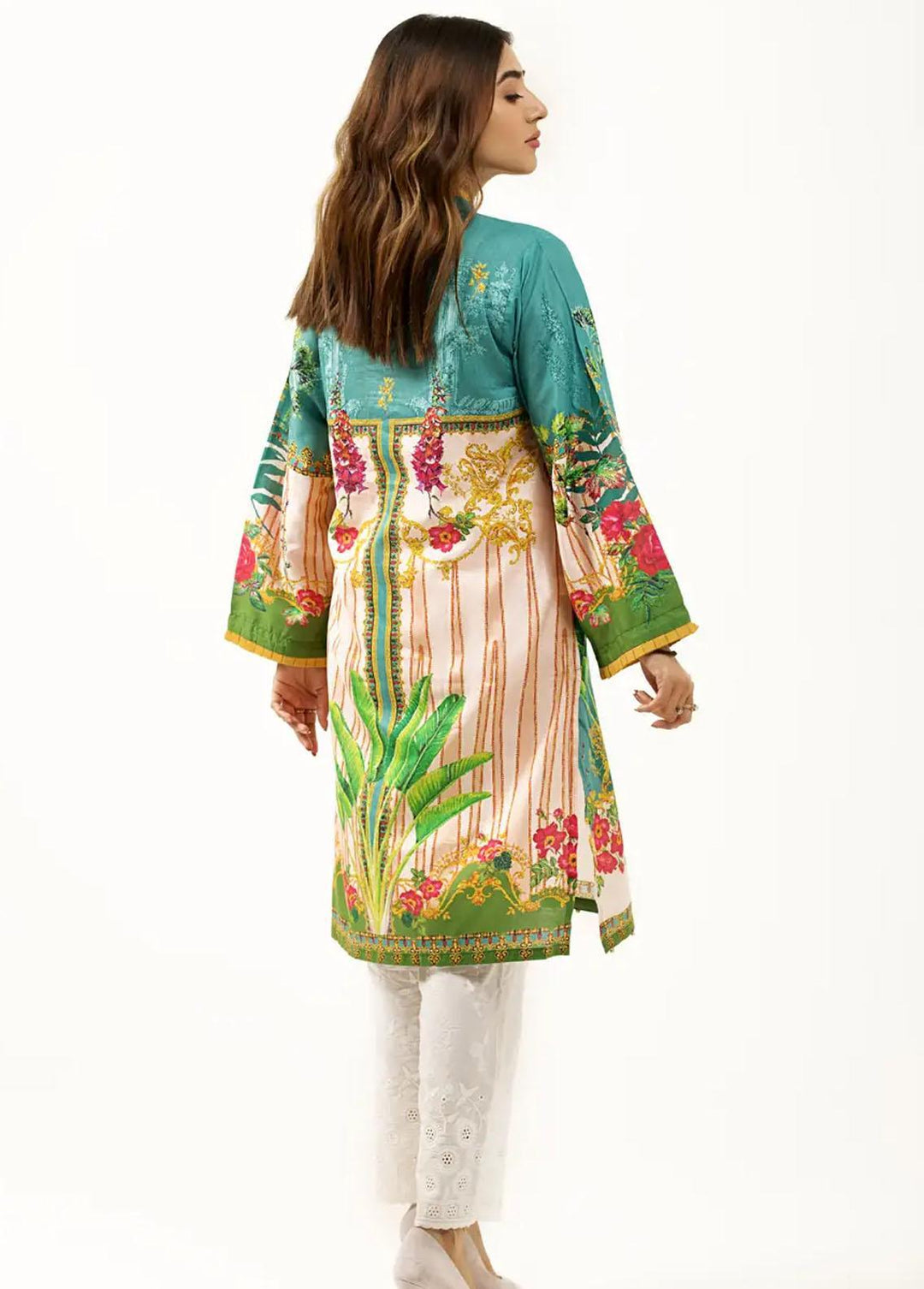 Gul Ahmed Pret Printed Lawn Shirt GA21P WGK-LWS-DP-482