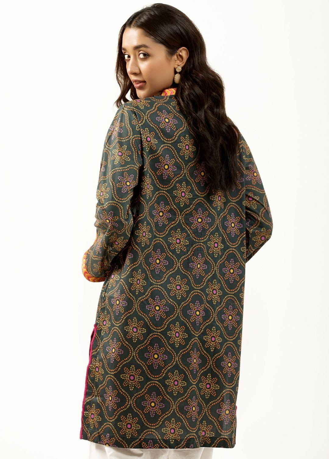 Gul Ahmed Pret Casual Lawn Shirt GA21P WGK-LWS-DP-489