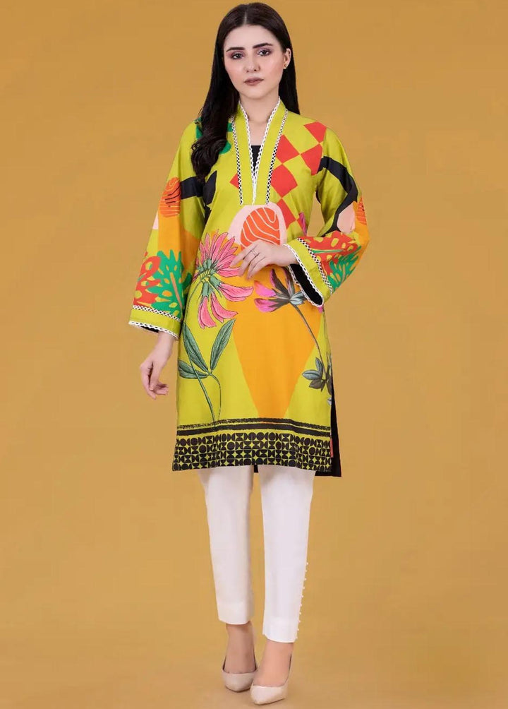 Gul Ahmed Pret Printed Cambric Shirt GA21P WGK-LWS-DP-497