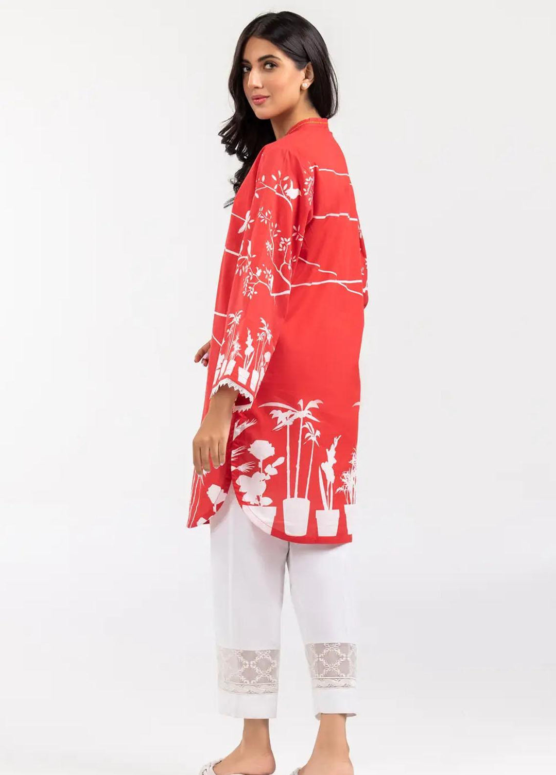 Gul Ahmed Pret Printed Lawn Shirt GA21P WGK-LWS-DP-508