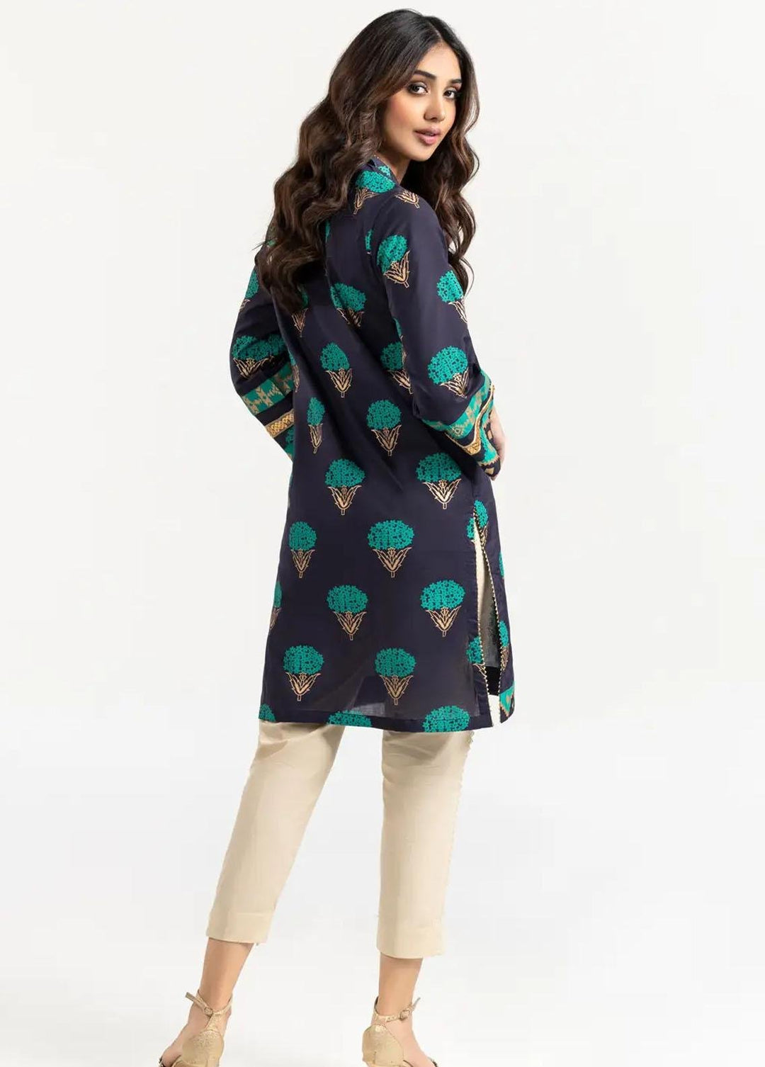 Gul Ahmed Pret Printed Lawn Shirt GA21P WGK-LWS-DP-744