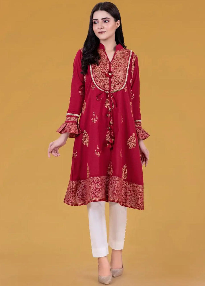 Gul Ahmed Pret Printed Cambric Shirt GA21P WGK-LWS-SP-239