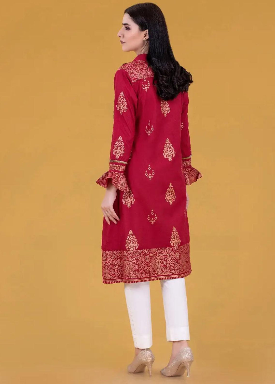 Gul Ahmed Pret Printed Cambric Shirt GA21P WGK-LWS-SP-239