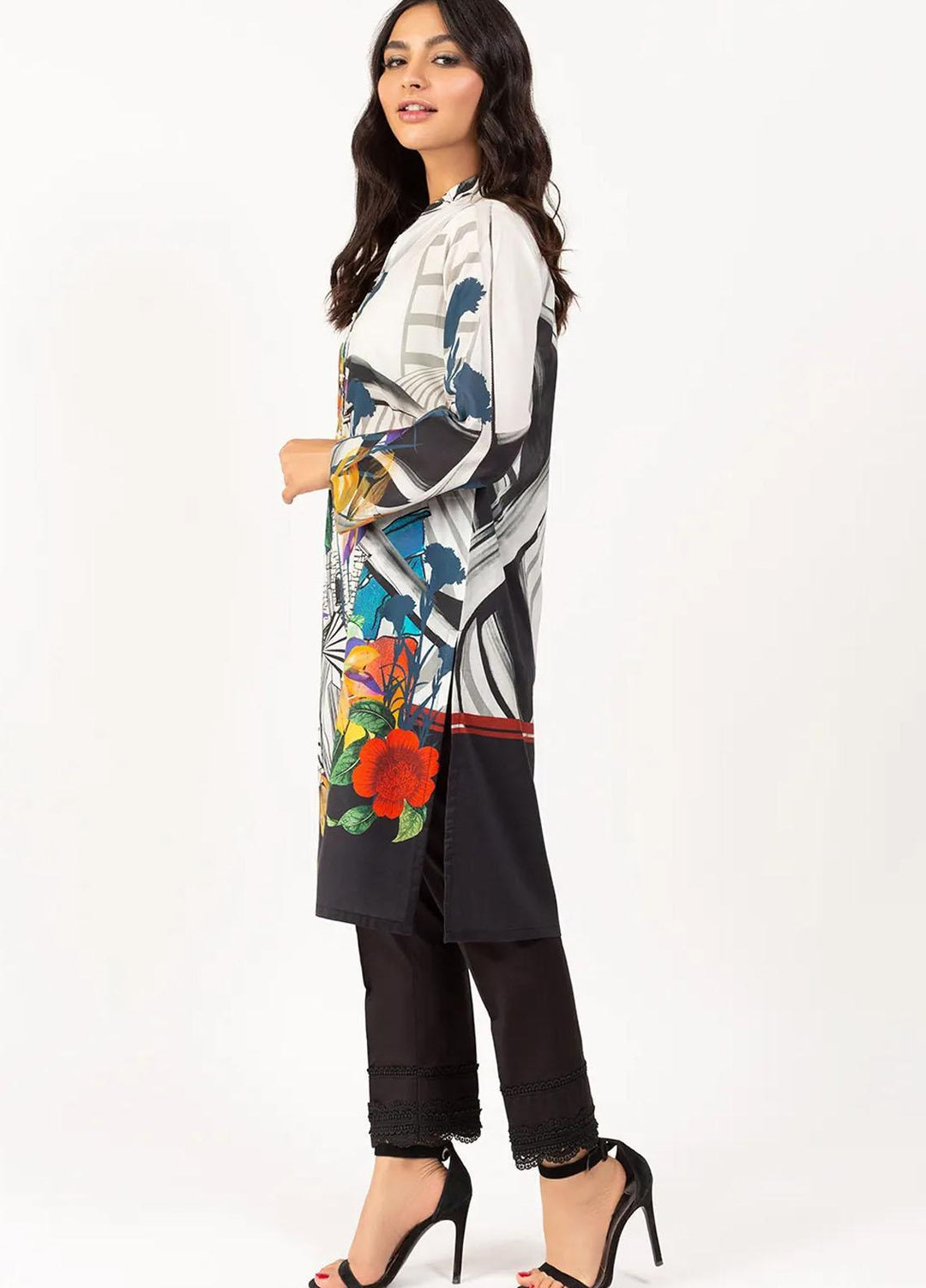 Gul Ahmed Casual Pret Printed Cambric Shirt GA22P GLS-21-50 DP