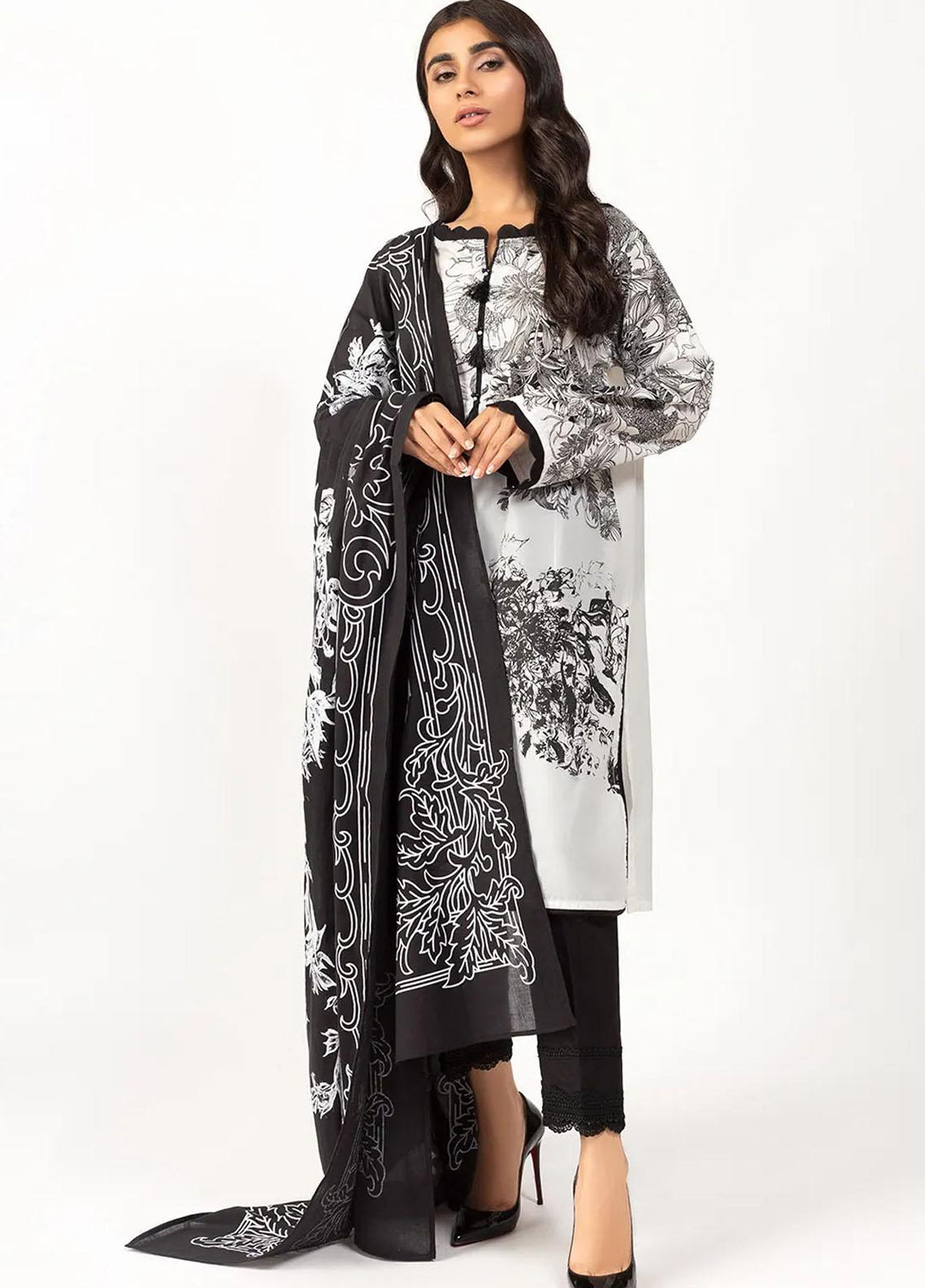 Gul Ahmed Casual Pret Printed Lawn 2 Piece Suit GA22P IPS-21-07