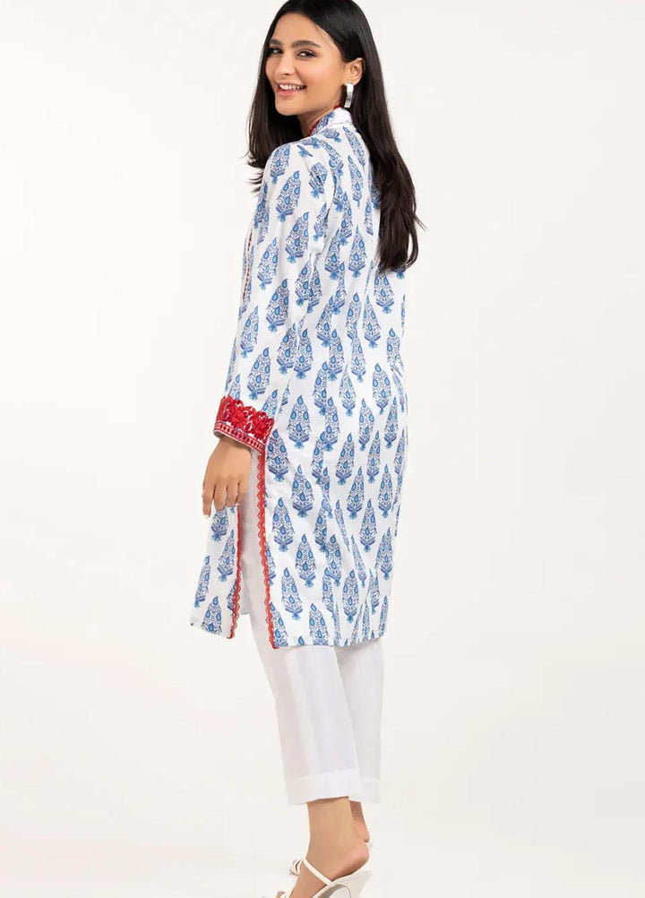 Gul Ahmed Casual Pret Printed Cambric Shirt GA22P WGK-CMS-DE-276