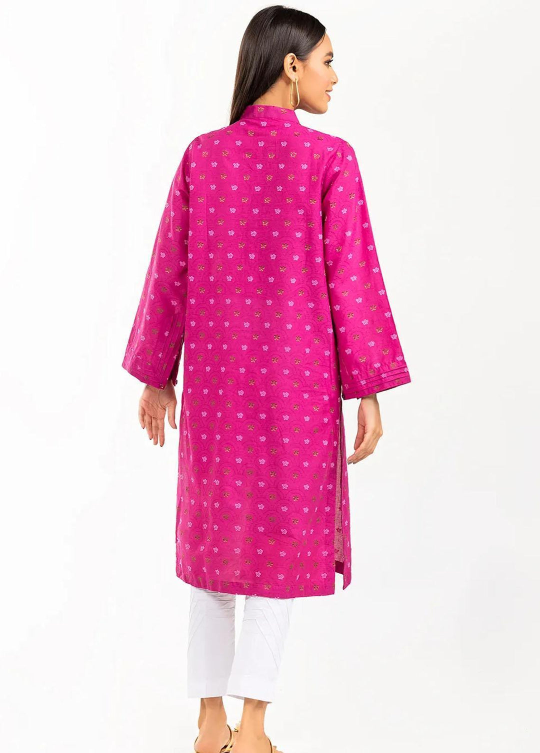 Gul Ahmed Pret Printed Jacquard Shirt GA21P WGK-JQS-DY-840