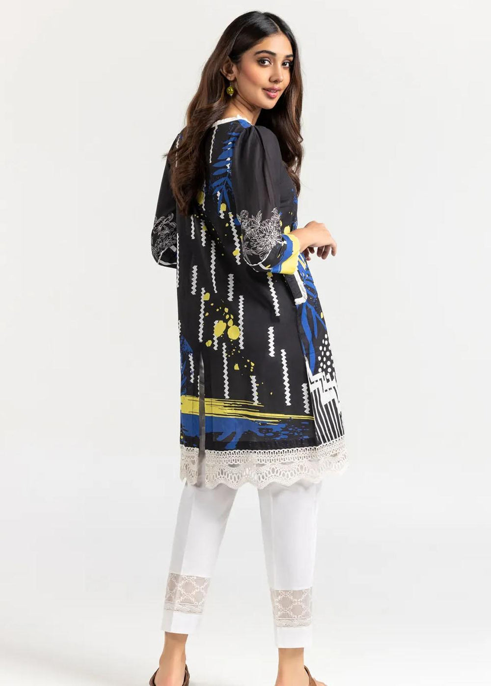 Gul Ahmed Pret Printed Cambric Shirt GA21P WGK-LWS-DP-226