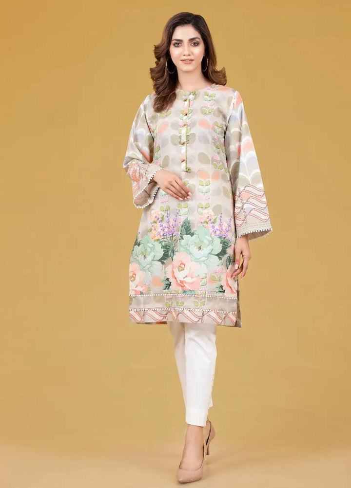 Gul Ahmed Casual Pret Printed Cambric Shirt GA22P WGK-LWS-DP-261