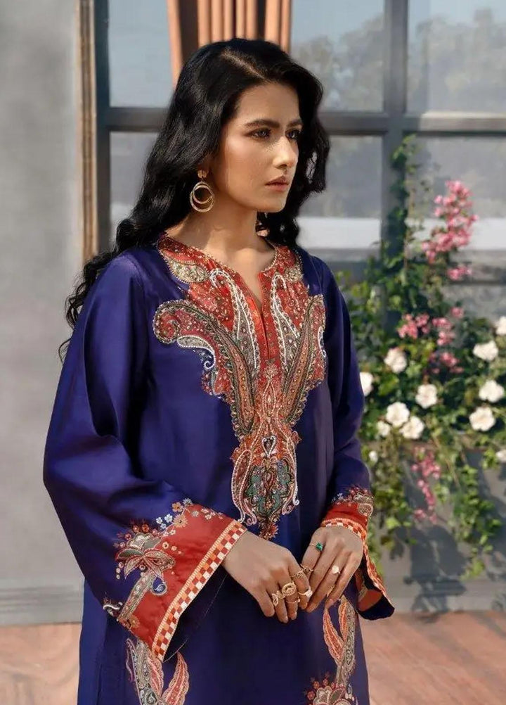 Gul Ahmed Casual Pret Printed Silk  Shirt GA22P WGK-SZW-DP-1122