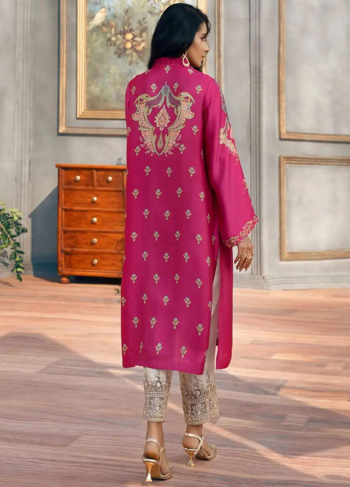 Gul Ahmed Casual Pret Printed Silk  Shirt GA22P WGK-SZW-DP-1123