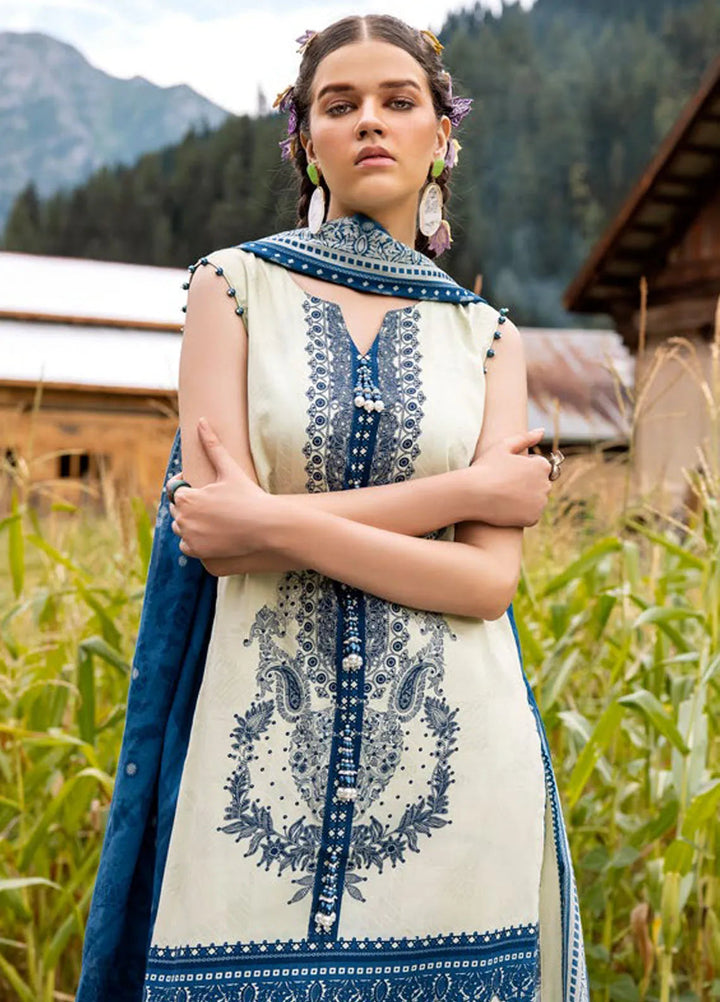 Gul Ahmed Printed Corduroy Suits Unstitched 3 Piece GA24UW CD-42005 - Winter Collection