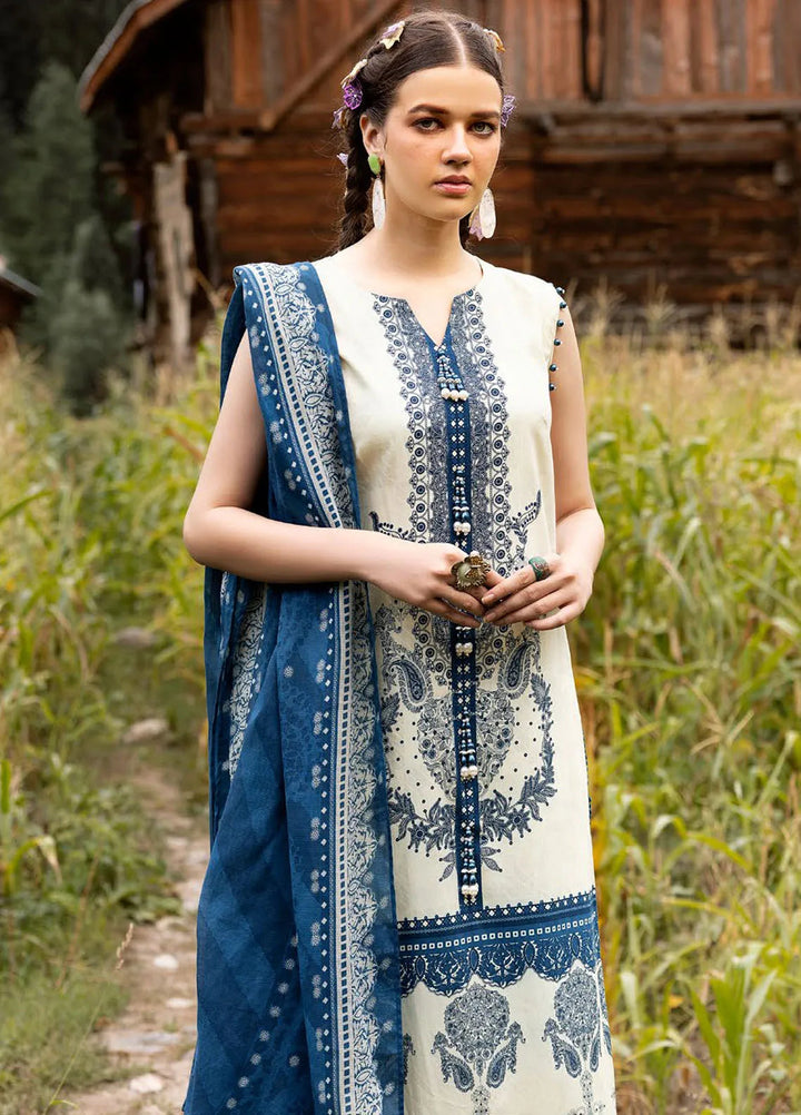 Gul Ahmed Printed Corduroy Suits Unstitched 3 Piece GA24UW CD-42005 - Winter Collection