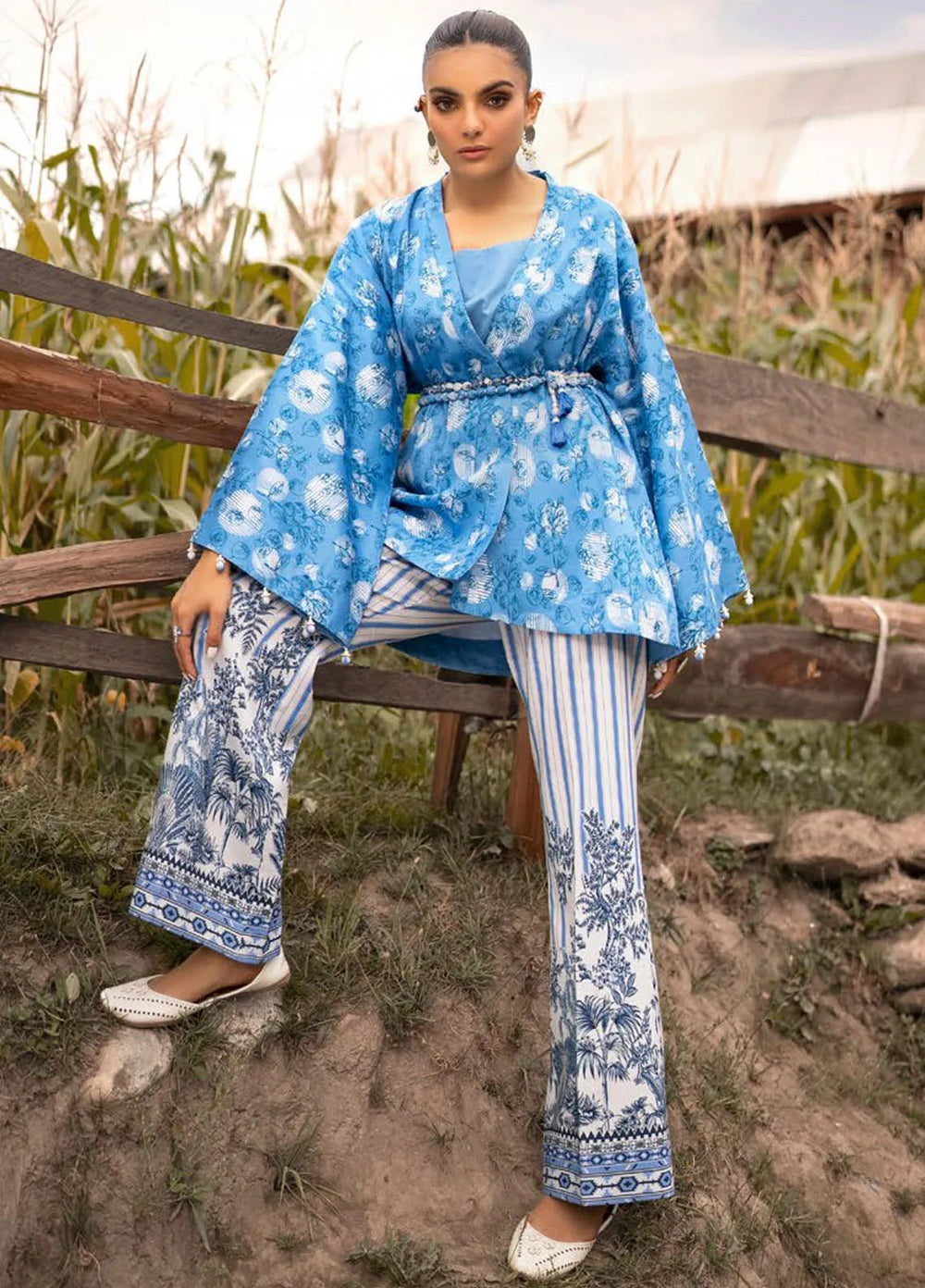 Gul Ahmed Printed Cotail Suits Unstitched 2 Piece GA24UW VT-42004 - Winter Collection