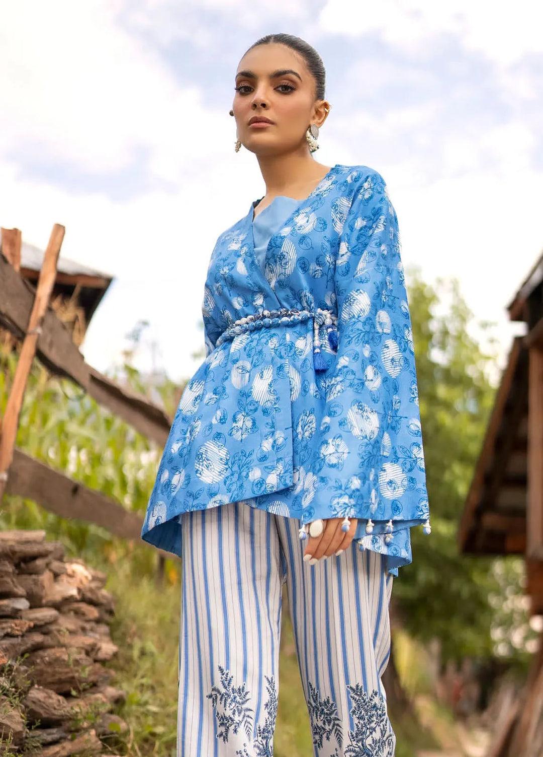 Gul Ahmed Printed Cotail Suits Unstitched 2 Piece GA24UW VT-42004 - Winter Collection