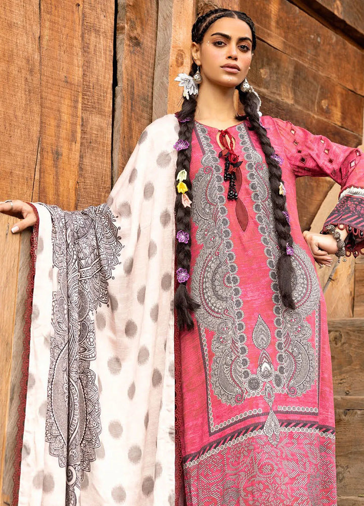 Gul Ahmed Printed Cotail Suits Unstitched 3 Piece GA24UW CV-42004 - Winter Collection