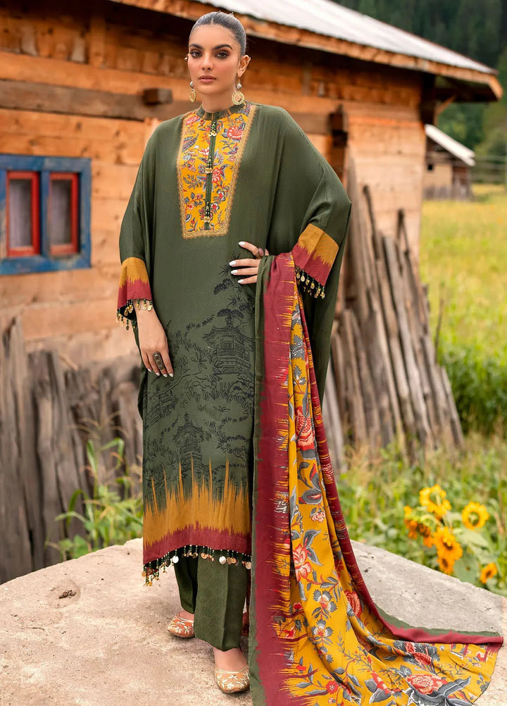 Gul Ahmed Printed Cotail Suits Unstitched 3 Piece GA24UW CV-42008 - Winter Collection