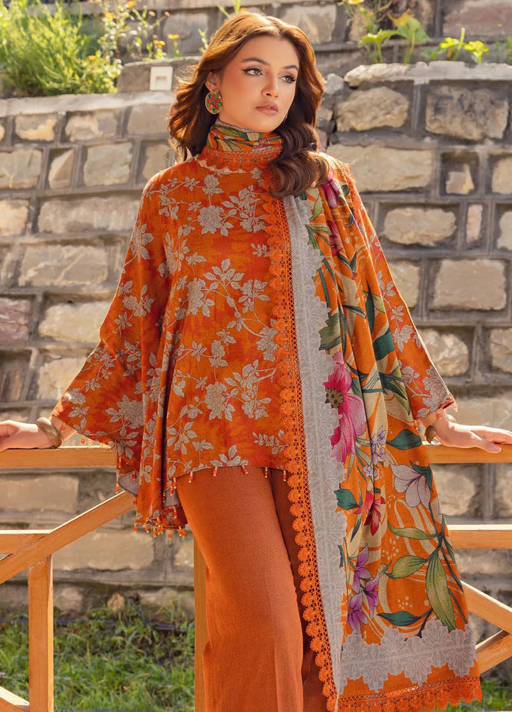 Gul Ahmed Printed Dhanak Suits Unstitched 3 Piece GA24UW DH-42001 - Winter Collection