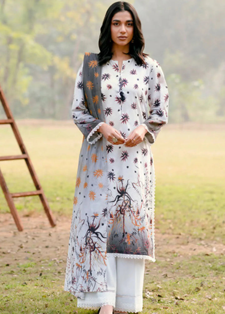 Gul Ahmed Printed Jacquard Suits Unstitched 3 Piece GA25DK CL-52502 - Summer Collection