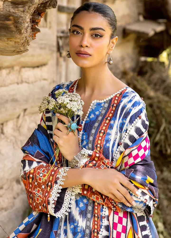 Gul Ahmed Printed Karandi Suits Unstitched 3 Piece GA24UW AY-42004 - Winter Collection