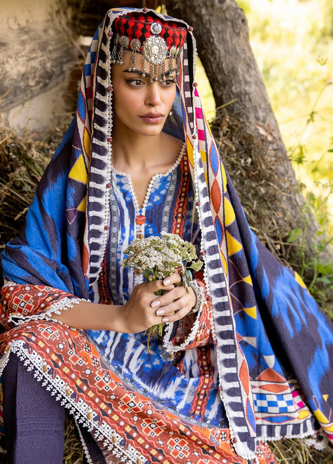 Gul Ahmed Printed Karandi Suits Unstitched 3 Piece GA24UW AY-42004 - Winter Collection