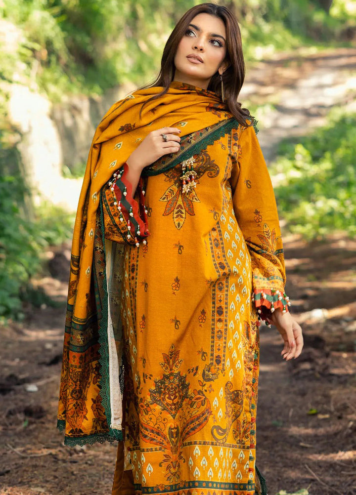 Gul Ahmed Printed Khaddar Suits Unstitched 3 Piece GA24UW AP-42037 - Winter Collection