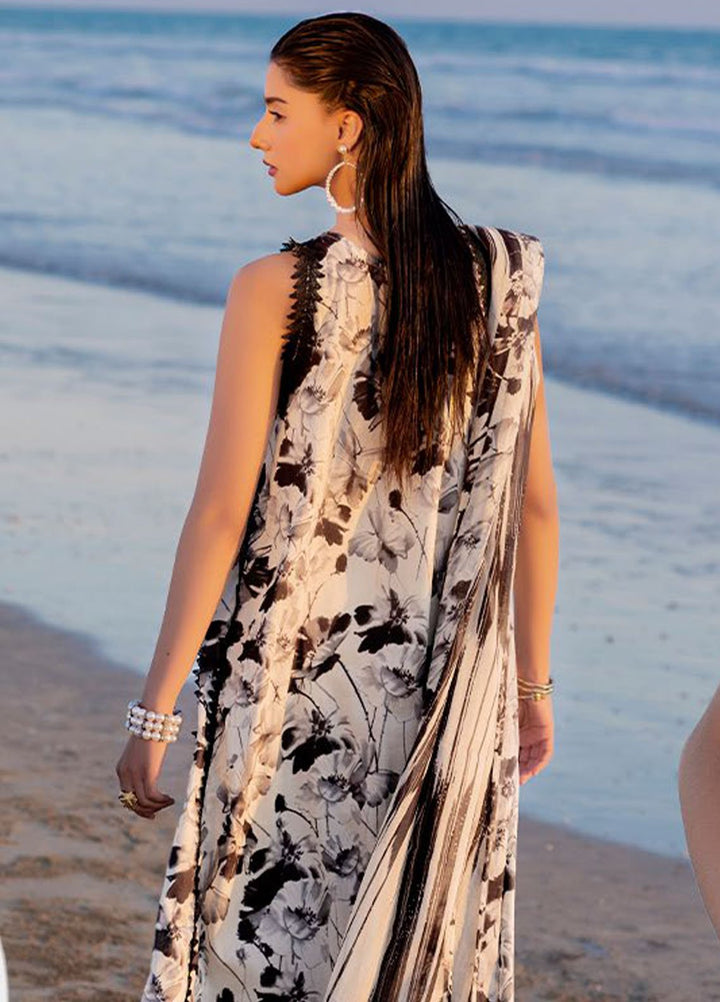 Gul Ahmed Printed Lawn Suits Unstitched 2 Piece GA25NB BT-52001 - Summer Collection