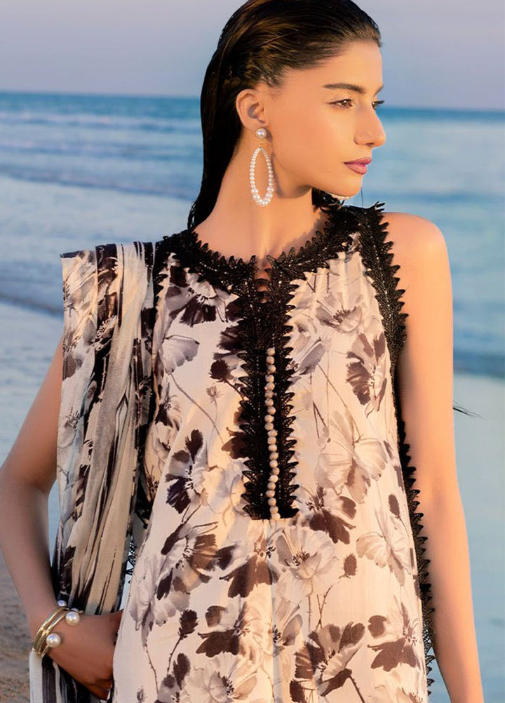 Gul Ahmed Printed Lawn Suits Unstitched 2 Piece GA25NB BT-52001 - Summer Collection