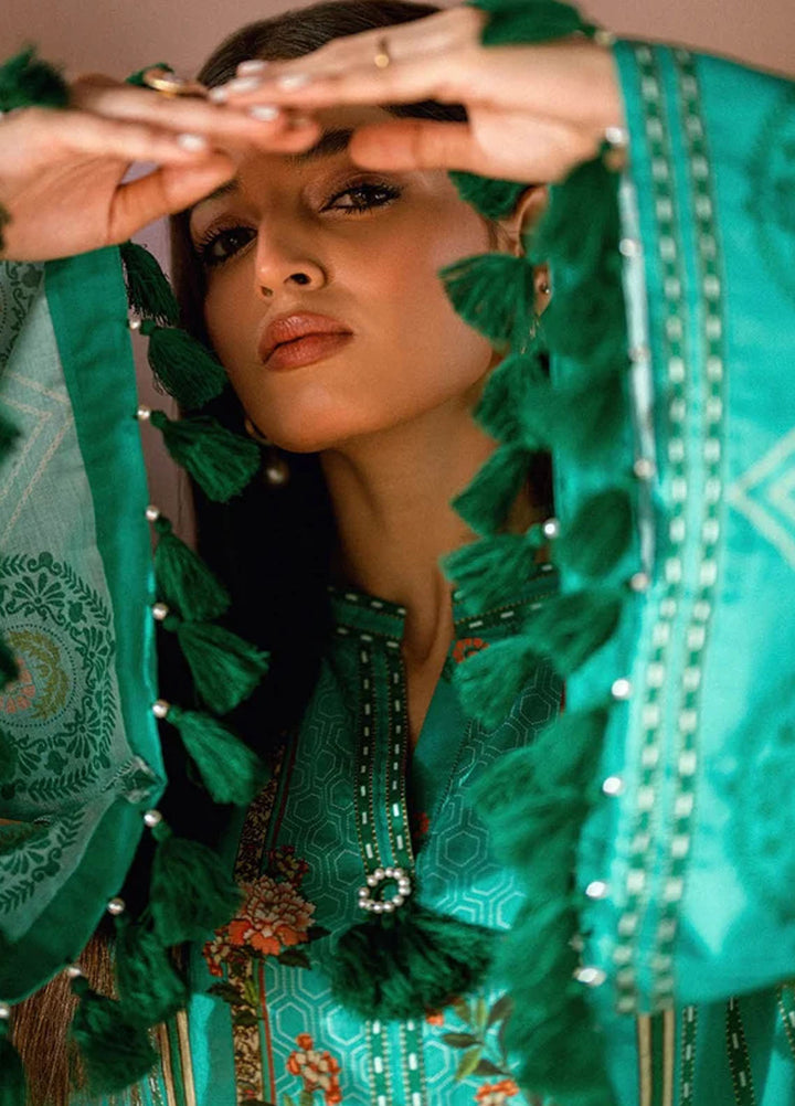 Gul Ahmed Printed Lawn Suits Unstitched 3 Piece CL62048 - Summer Collection