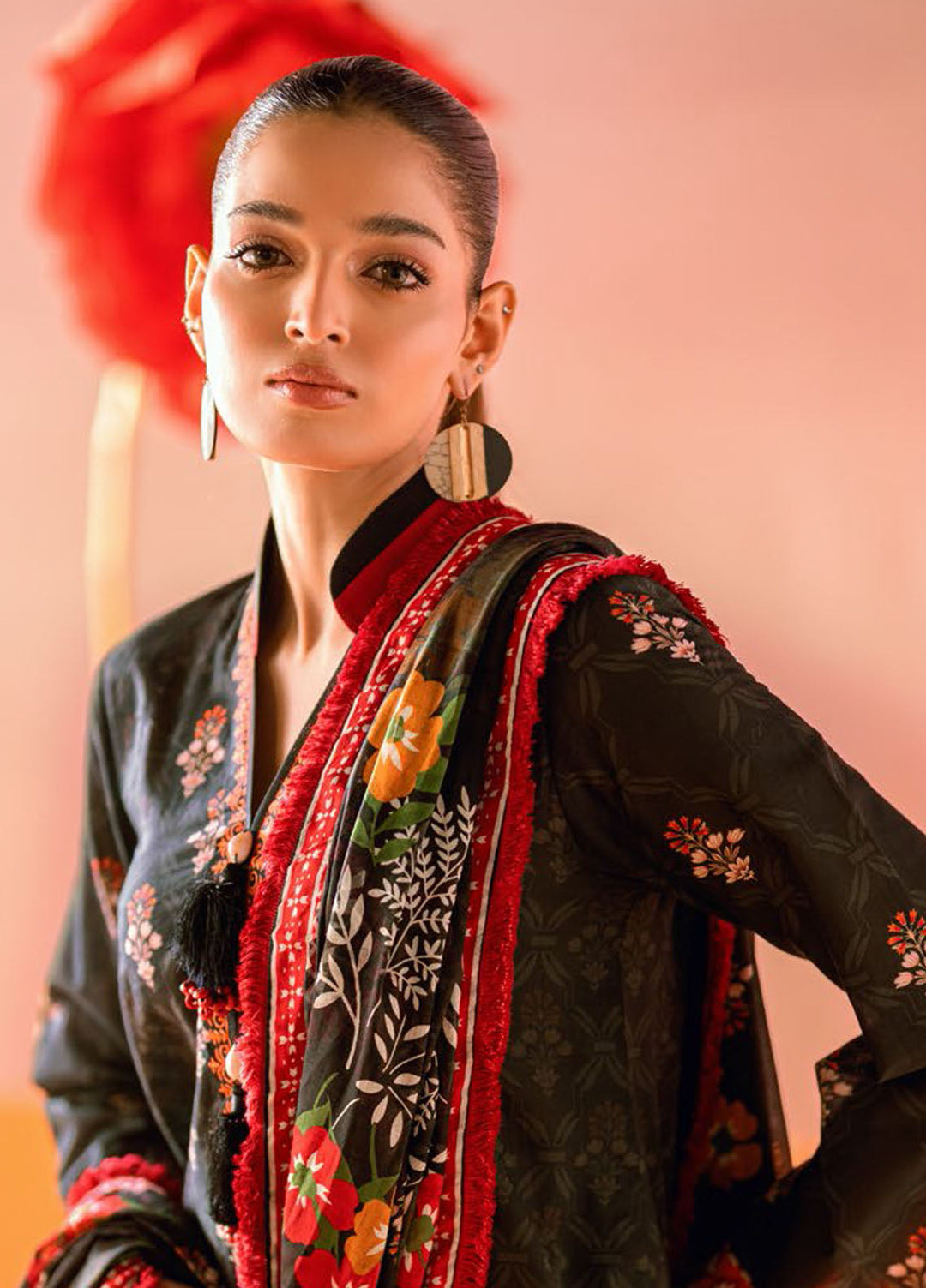 Gul Ahmed Printed Lawn Suits Unstitched 3 Piece CL62055 - Summer Collection