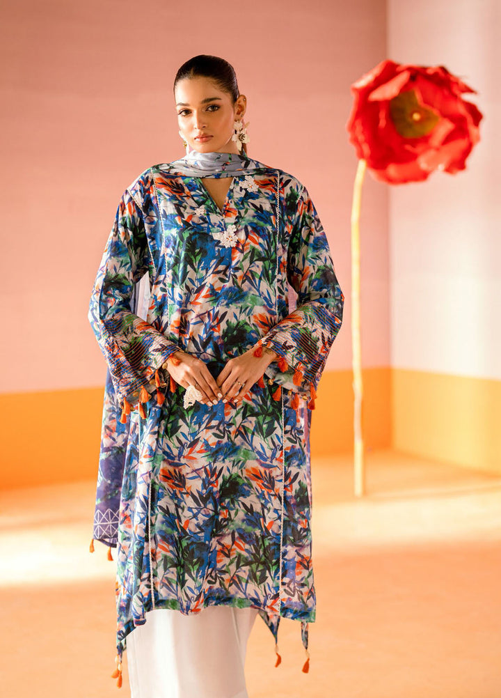 Gul Ahmed Printed Lawn Suits Unstitched 3 Piece CL62056 - Summer Collection