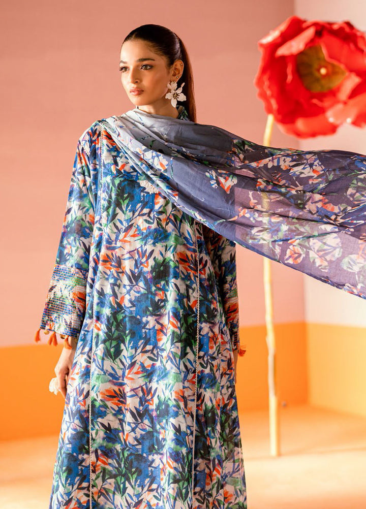 Gul Ahmed Printed Lawn Suits Unstitched 3 Piece CL62056 - Summer Collection