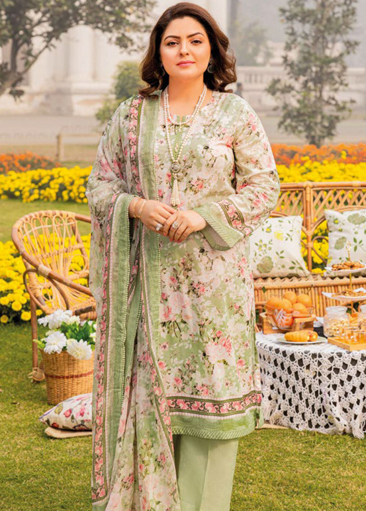 Gul Ahmed Printed Lawn Suits Unstitched 3 Piece GA24MT BM 42013 - Summer Collection