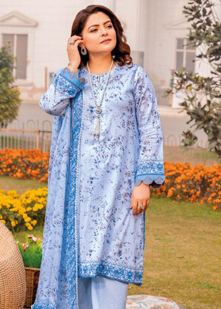 Gul Ahmed Printed Lawn Suits Unstitched 3 Piece GA24MT BM 42015 - Summer Collection