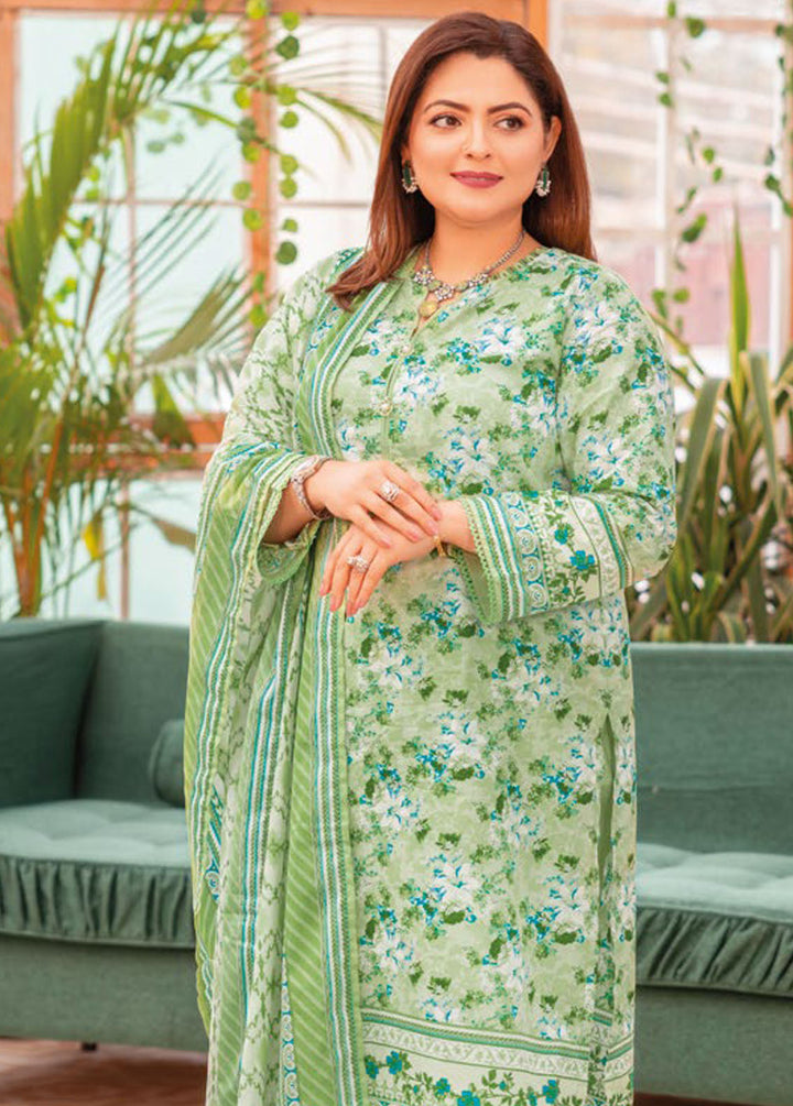 Gul Ahmed Printed Lawn Suits Unstitched 3 Piece GA24MT CL 42077 B - Summer Collection