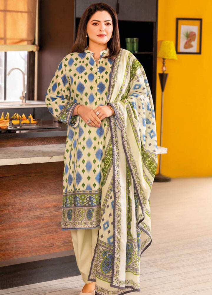 Gul Ahmed Printed Lawn Suits Unstitched 3 Piece GA24MT CL 42080 A - Summer Collection