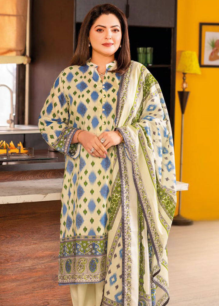 Gul Ahmed Printed Lawn Suits Unstitched 3 Piece GA24MT CL 42080 A - Summer Collection