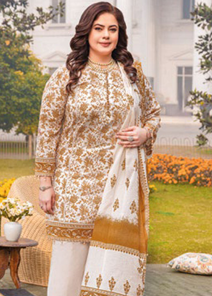 Gul Ahmed Printed Lawn Suits Unstitched 3 Piece GA24MT CL 42193 A - Summer Collection