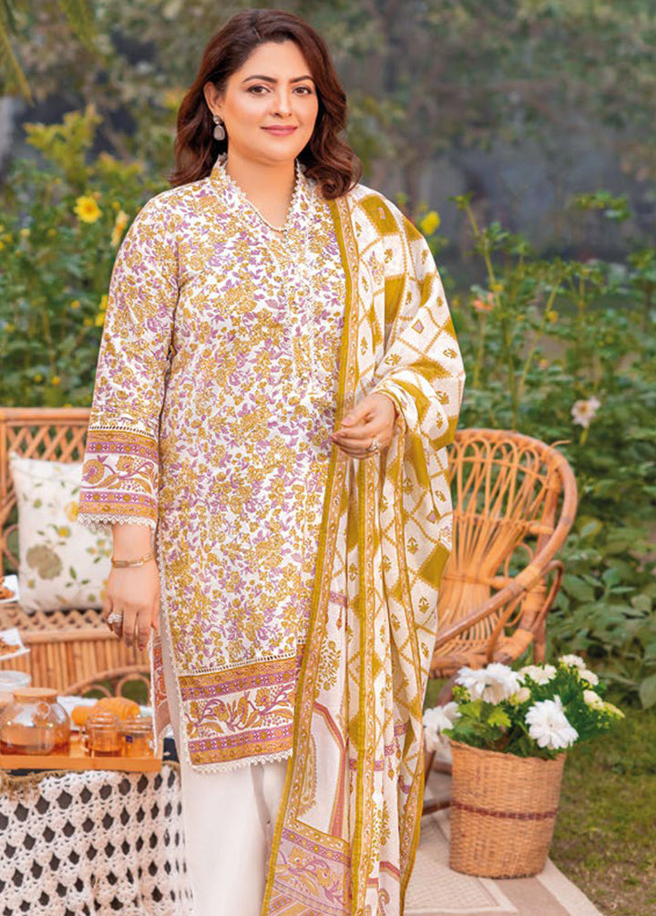 Gul Ahmed Printed Lawn Suits Unstitched 3 Piece GA24MT CL 42195 B - Summer Collection