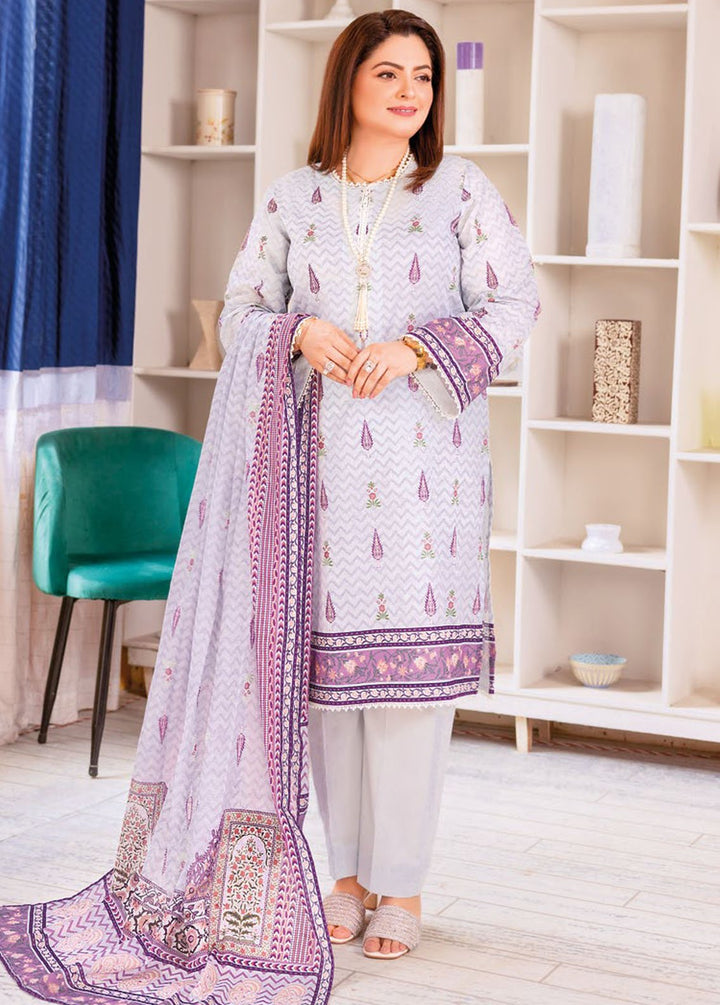 Gul Ahmed Printed Lawn Suits Unstitched 3 Piece GA24MT CL 42196 A - Summer Collection
