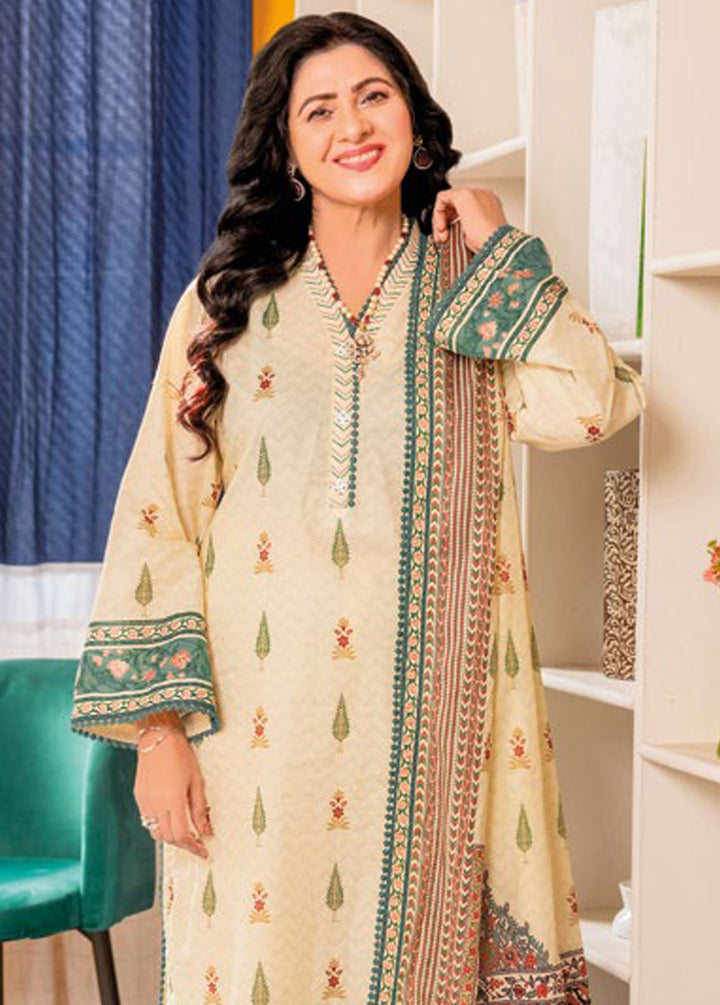 Gul Ahmed Printed Lawn Suits Unstitched 3 Piece GA24MT CL 42196 B - Summer Collection